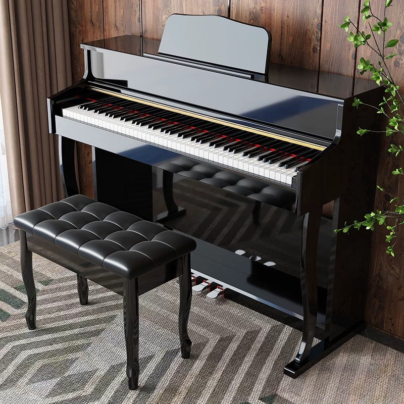 LANDTOM Upright 88-Key Hammer MIDI Home Electric Piano Grand Piano Sound Quality for Professional Performance Examination Without Bench