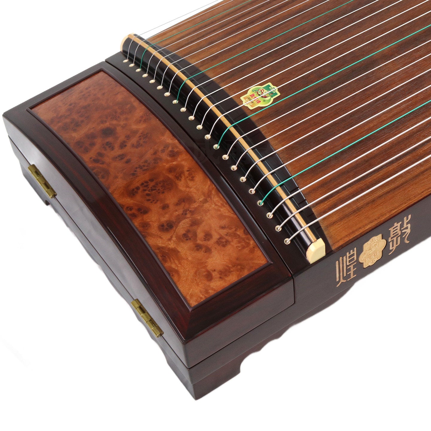 Dunhuang Professional Performance Level Shadow and Scent Limited Edition Selected Big-Leaf Dalbergia Wood Collectible Guzheng 698O-A 敦煌牌暗香疏影 21-String Chinese Zither Instrument