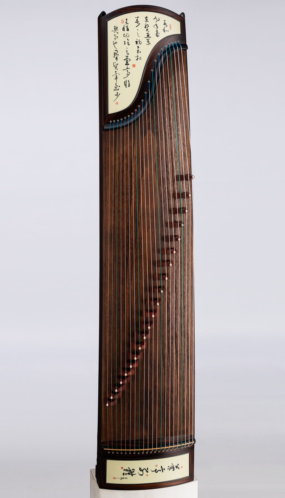 LANDTOM Professional Sandal and Paulownia Guzheng Lanting Xu (The Orchid Pavilion Preface) 163cm for Adults/Children/Senior/Intermediate/Beginner