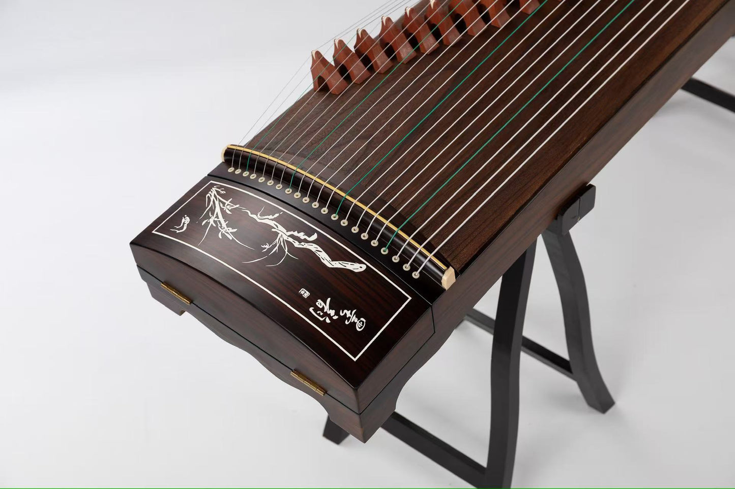 LANDTOM Professional Paulownia Guzheng (163cm) for Adults/beginner (Ink Rhyme)