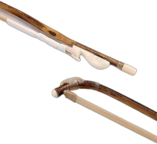 Landtom Erhu Bow, Chinese Violin Bow (Professional Mottled bamboo)