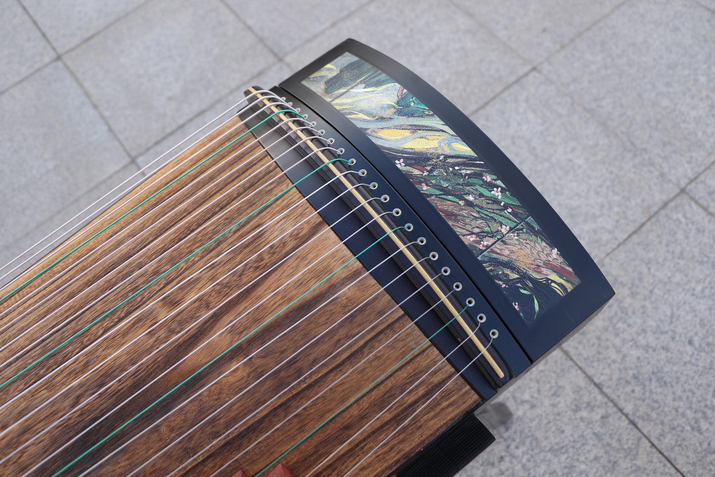 LANDTOM professional level 125cm/49.21'' travel guzheng for beginners/intermediates