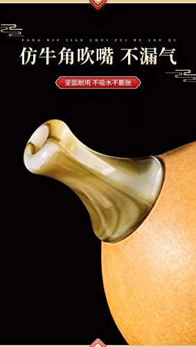 LANDTOM Chinese Purple Bamboo Gourd Silk Musical Instrument for Beginners Anti-fall (C-flat B-tune)