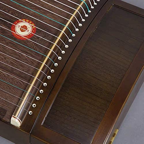 LANDTOM High Level Dragon and Phoenix Solid Nanmu with Plain Picture Guzheng (163cm) for Adults/Children/Senior/Intermediate/Beginner（N0.8813） …