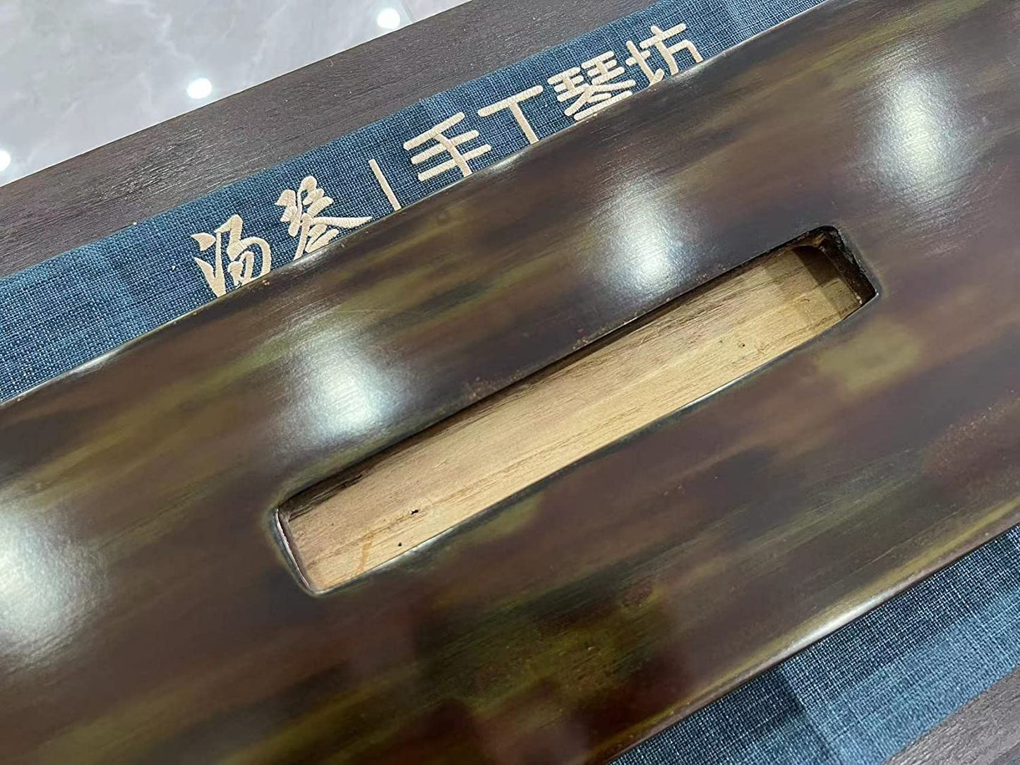 LANDTOM Collection level pure handmade Hundun style a hundred years Fir Guqin/Chinese zither by famous master