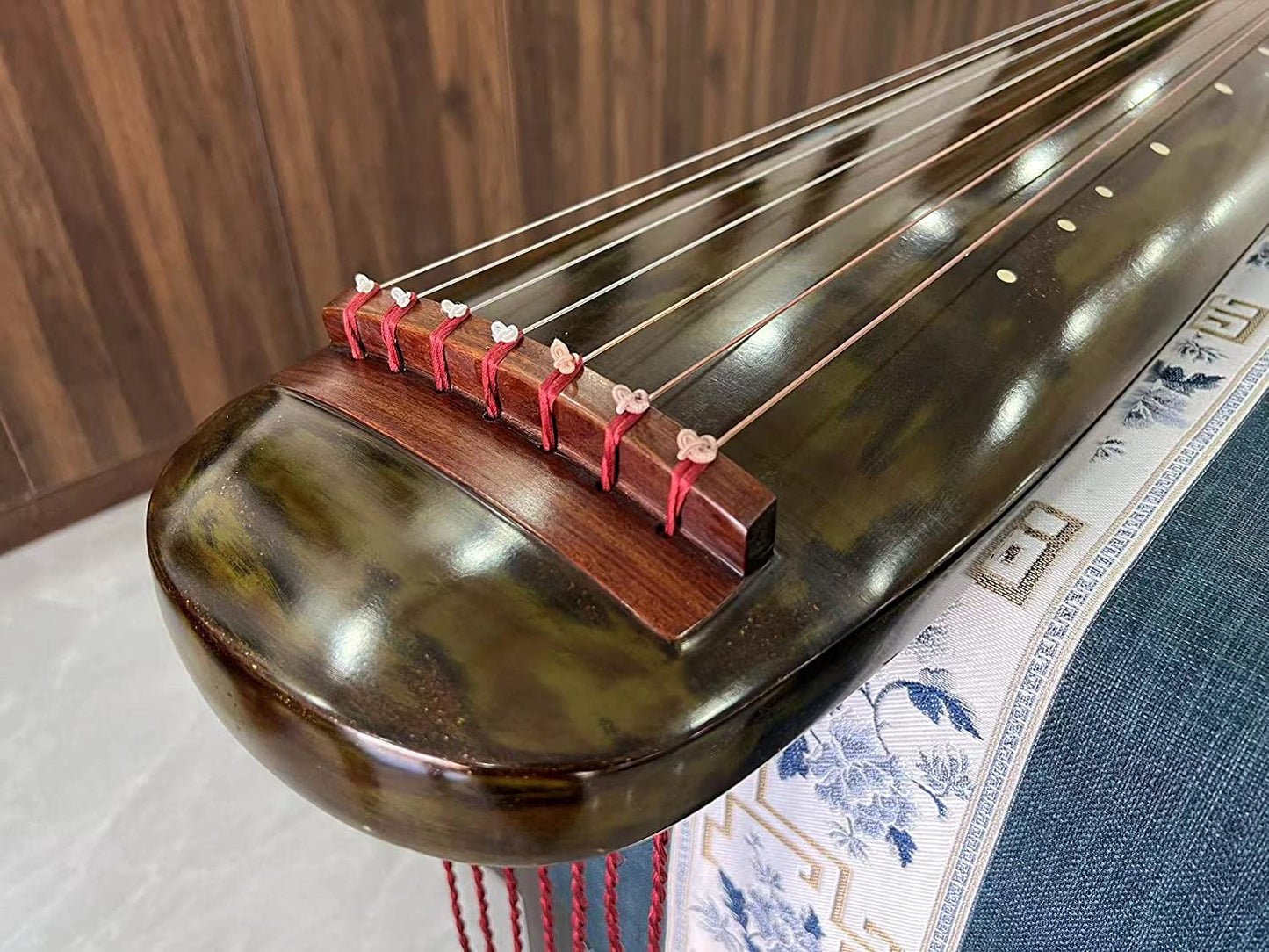 LANDTOM Collection level pure handmade Hundun style a hundred years Fir Guqin/Chinese zither by famous master