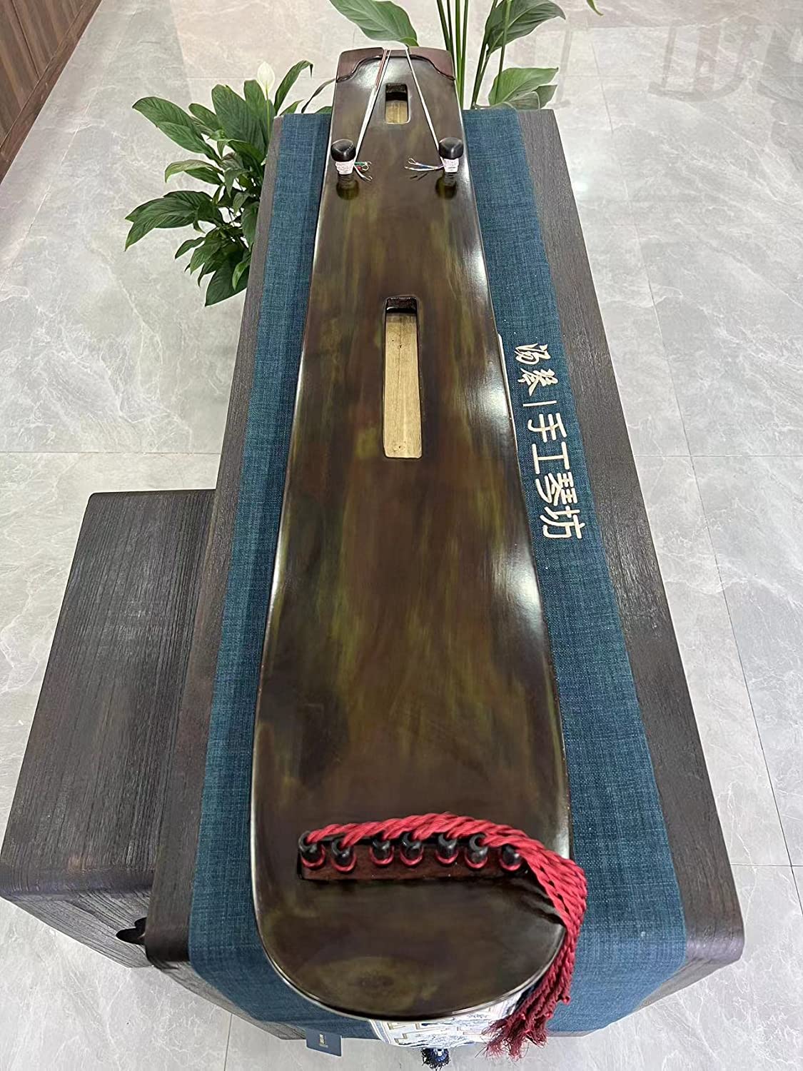 LANDTOM Collection level pure handmade Hundun style a hundred years Fir Guqin/Chinese zither by famous master