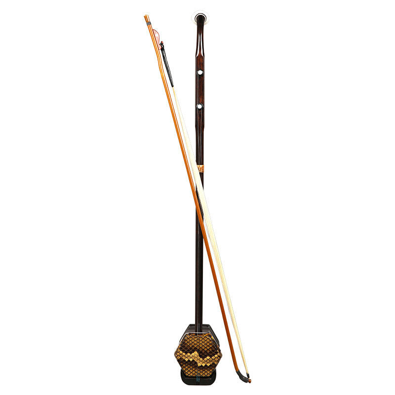 LANDTOM Ebony Erhu Chinese 2-string Violin Fiddle Musical Instrument ...