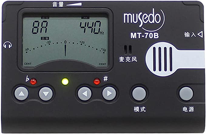 ANDTOM Cherub Musedo MT-80B/70B Electronic Digital LCD Guzheng tuner, Metronome 3 in 1 for Guzheng